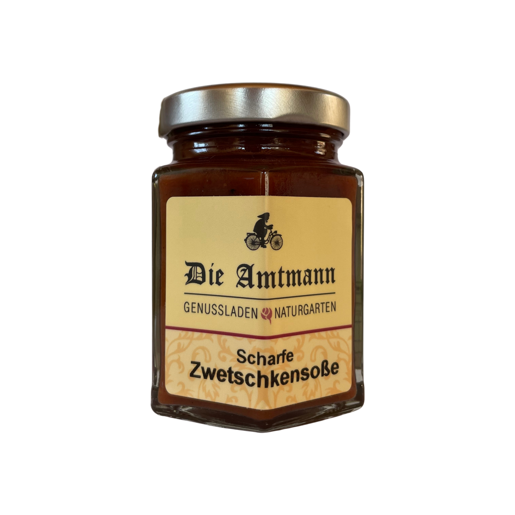 Einmachglas: Scharfe Zwetschkensoße