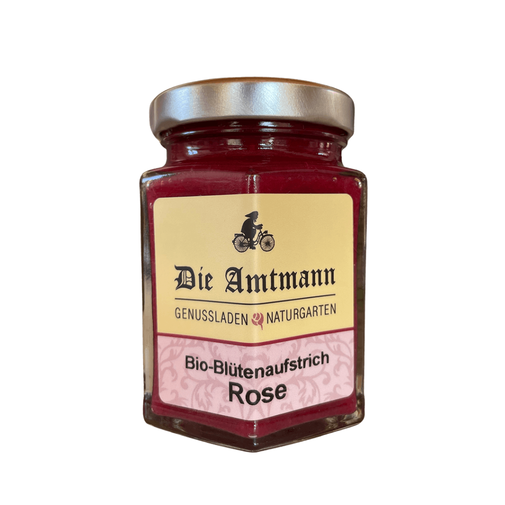 Einmachglas Bio-Blütenaufstrich Rose