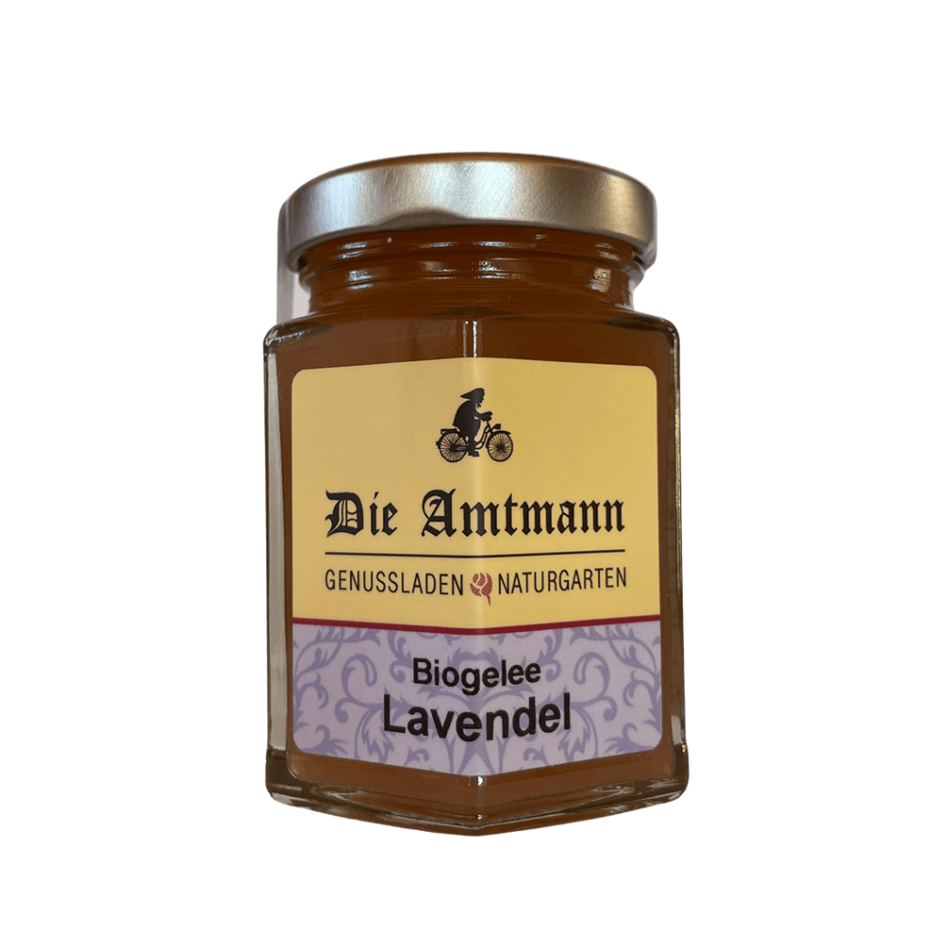 Einmachglas Biogelee Lavendel