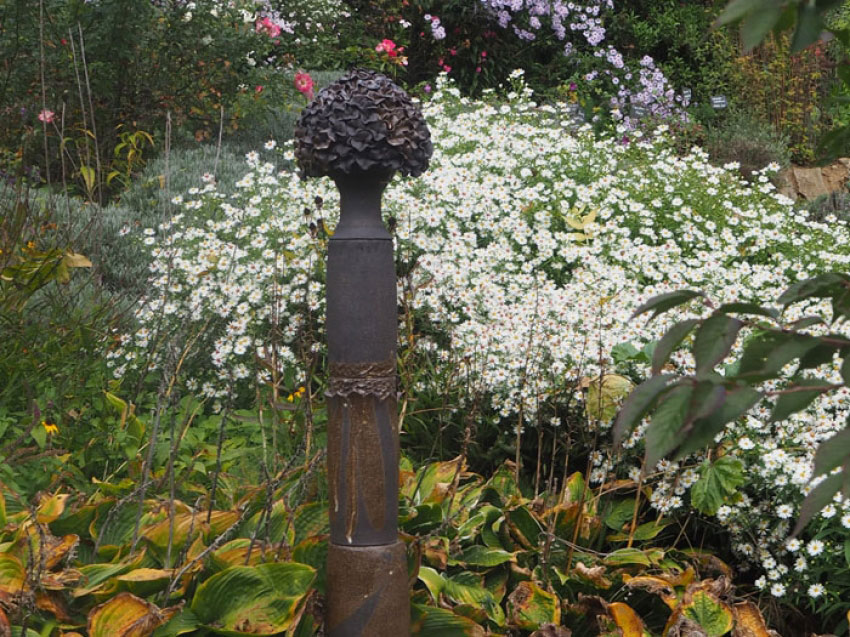 Üppig wachsender Blumenstrauch