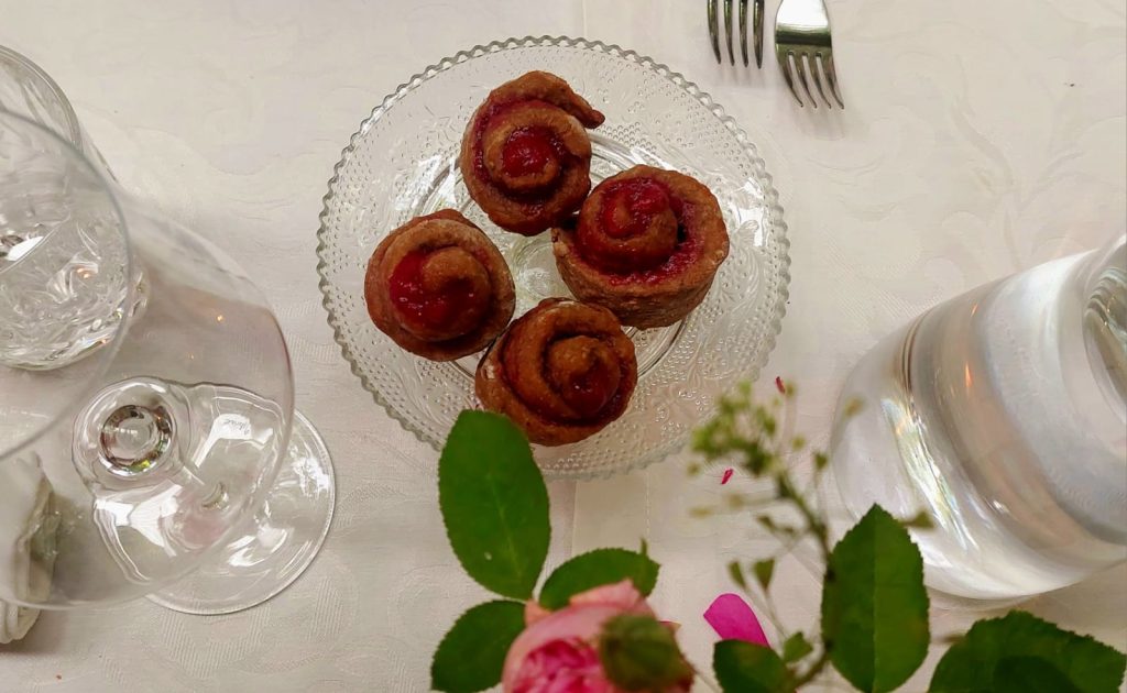 pikante Rosen-Schnecken